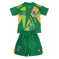 Maglia Calcio Italia Portiere Seconda Divisa Bambino Europei 2024 Manica Corta (+ pantaloncini)